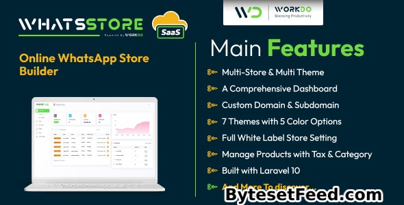 WhatsStore SaaS v7.3 - Online WhatsApp Store Builder - nulled