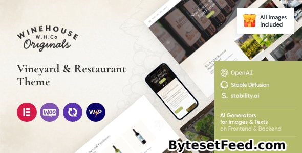 Wine House v3.12 - Vineyard & Restaurant Liquor Store WordPress Theme