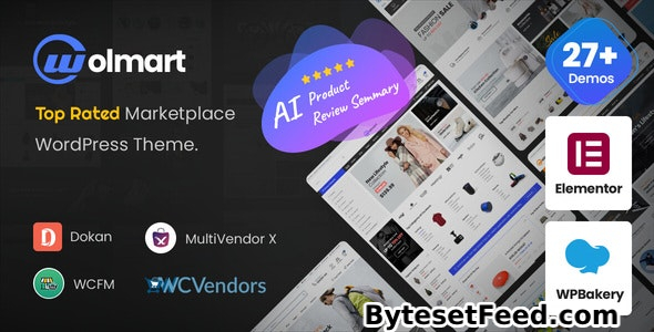 Wolmart v1.8.2 - Multi-Vendor Marketplace WooCommerce Theme