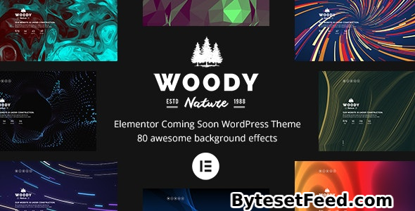 Woody v6.0.0 - Elementor Coming Soon WordPress Theme