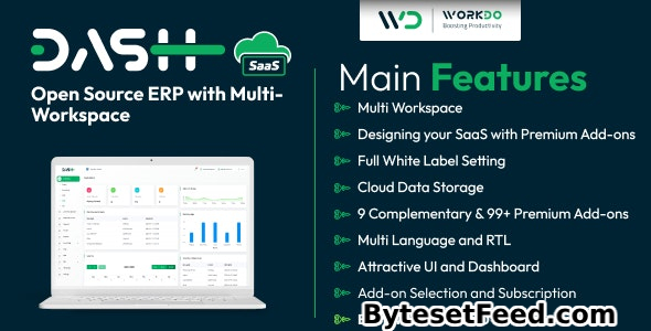 WorkDo Dash SaaS v4.0 - Open Source ERP with Multi-Workspace - nulled