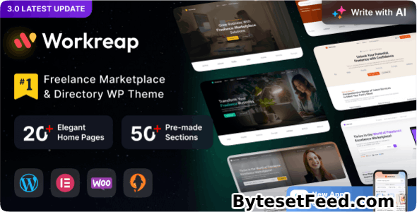 Workreap v3.0.2 - Freelance Marketplace WordPress Theme