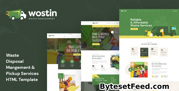 Wostin - Waste Pickup Services HTML Template