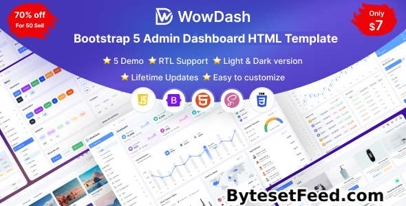 WowDash - Bootstrap 5 Admin Dashboard HTML Template Multipurpose