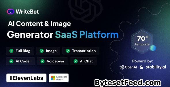 WriteBot v4.0.0 - AI Content Generator SaaS Platform