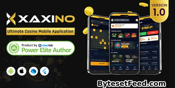 Xaxino v1.0 - Ultimate Casino Mobile Application