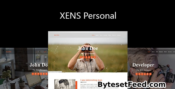 Xens - Personal Portfolio Responsive Template