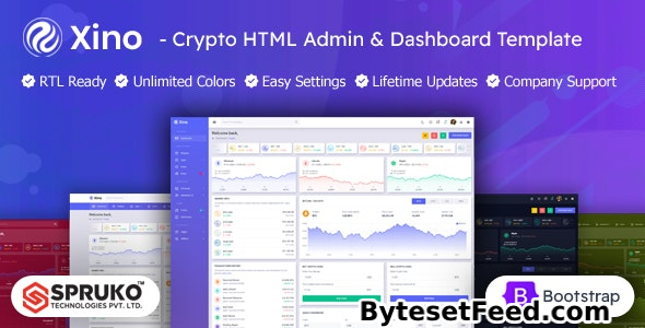 Xino v11 - Cryptocurrency Admin Dashboard HTML Template