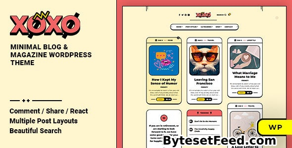 Xoxo v2.0.0 - Blog & Magazine WordPress Theme