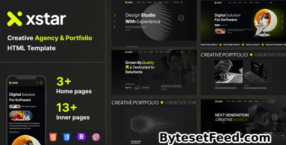 Xstar - Creative Agency & Portfolio HTML Template