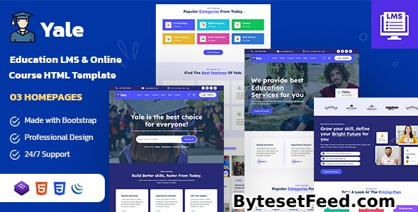 Yale - Education HTML Template