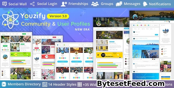 Youzify (formerly Youzer) v3.5.0 - BuddyPress Community & WordPress User Profile Plugin