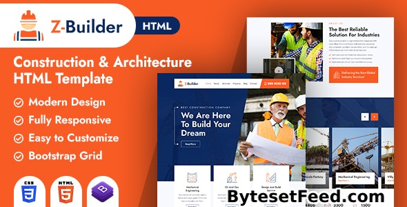 Z-Builder - Construction Elementor HTML Template