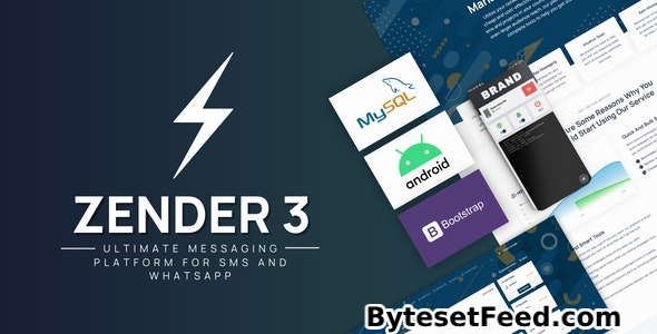 Zender v3.8.5 - Ultimate Messaging Platform for SMS, WhatsApp & use Android Devices as SMS Gateways (SaaS)