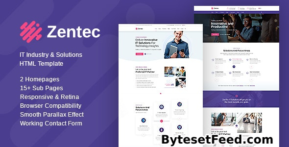 Zentec - IT Solutions and Services Company Template