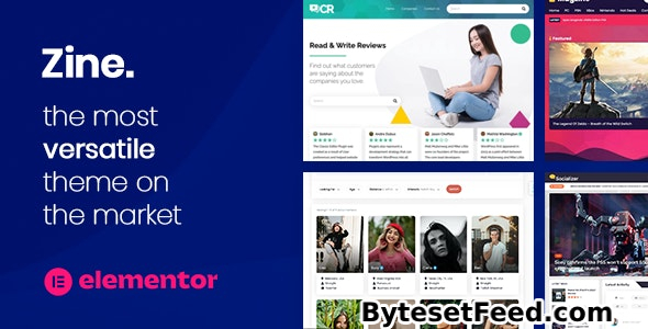 Zine v2.13 - Website Builder - WordPress Elementor Theme