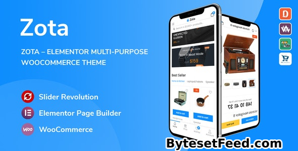 Zota v1.3 - Elementor Multi-Purpose WooCommerce Theme