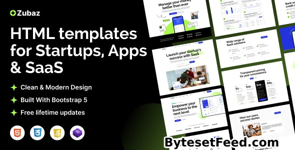 Zubaz - Startup & SaaS Html Template