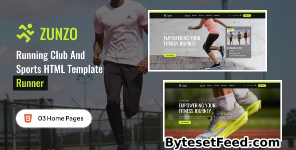 Zunzo - Running Club and Sports HTML Template