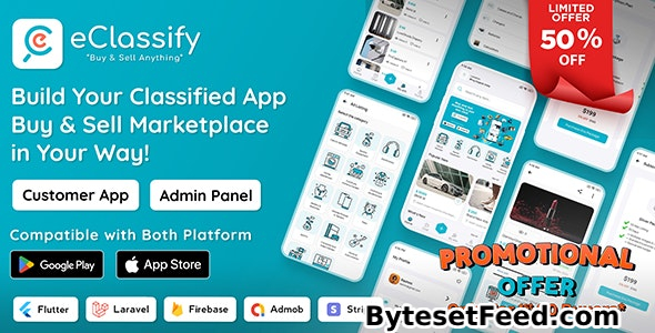 eClassify v1.0 - Classified Buy and Sell Marketplace Flutter App with Laravel Admin Panel - nulled