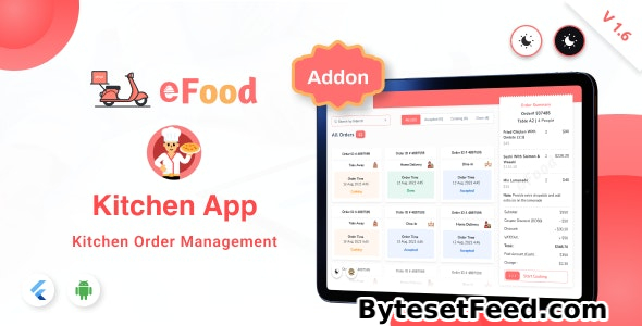 eFood - Kitchen/Chef App v1.6