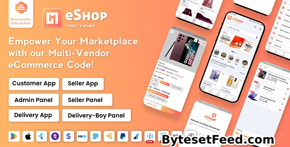 eShop v2.9.0 - Multi Vendor eCommerce App & eCommerce Vendor Marketplace Flutter App - nulled