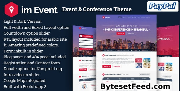 im Event v3.3.8 - Event & Conference WordPress Theme