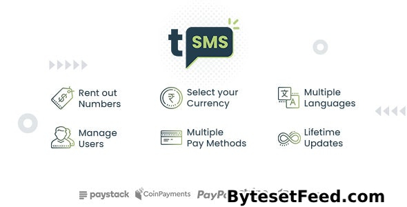 tSMS v2.8 - Temporary SMS Receiving System - SaaS - Rent out Numbers - nulled