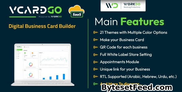 vCardGo SaaS v5.0 - Digital Business Card Builder - nulled