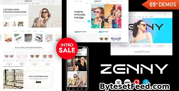 Zenny v1.2 - Eyewear & Glasses Elementor WooCommerce WordPress Theme
